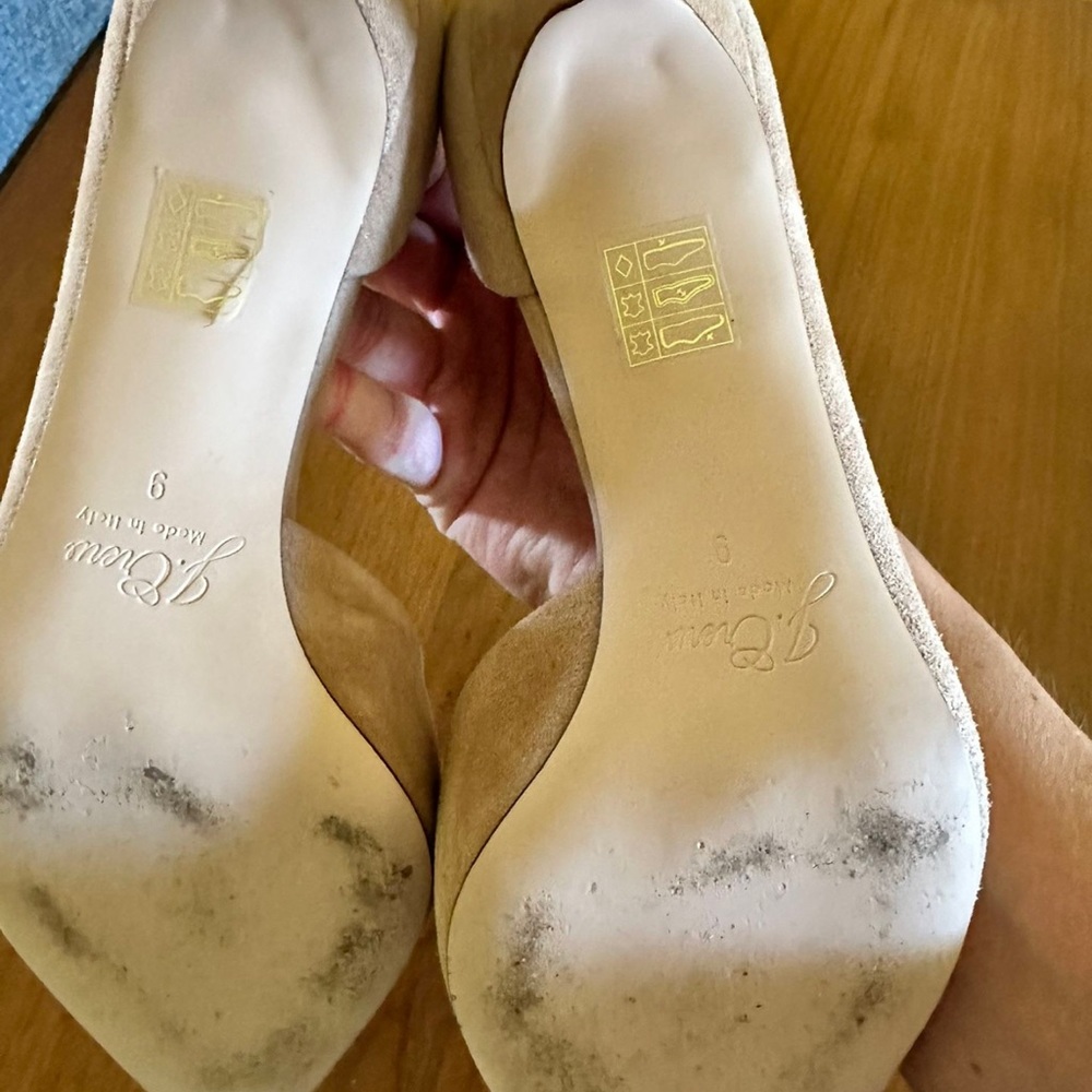 J. Crew Cream Heels - Picture 2 of 4